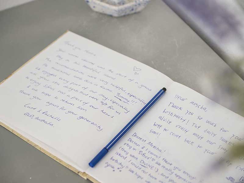 Livre d'or de Moscha Geronti apartments