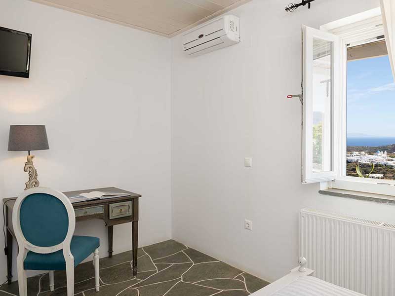 La chambre à coucher de l'appartement Apollon