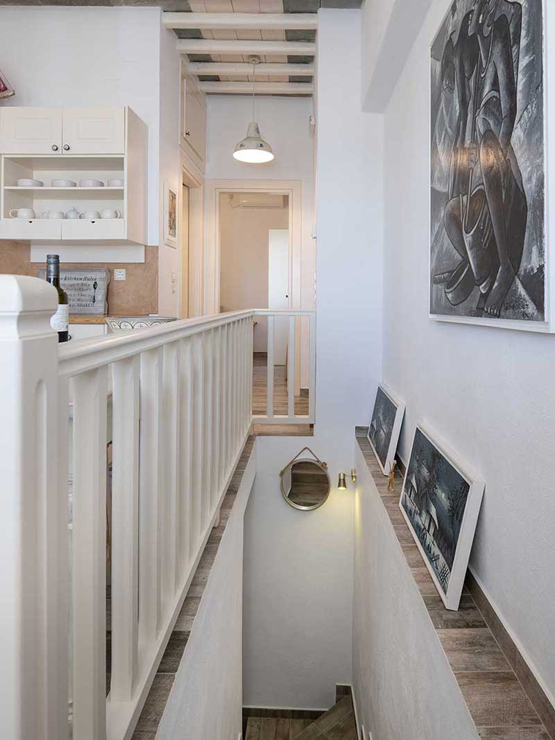 Au deuxième étage de l'appartement