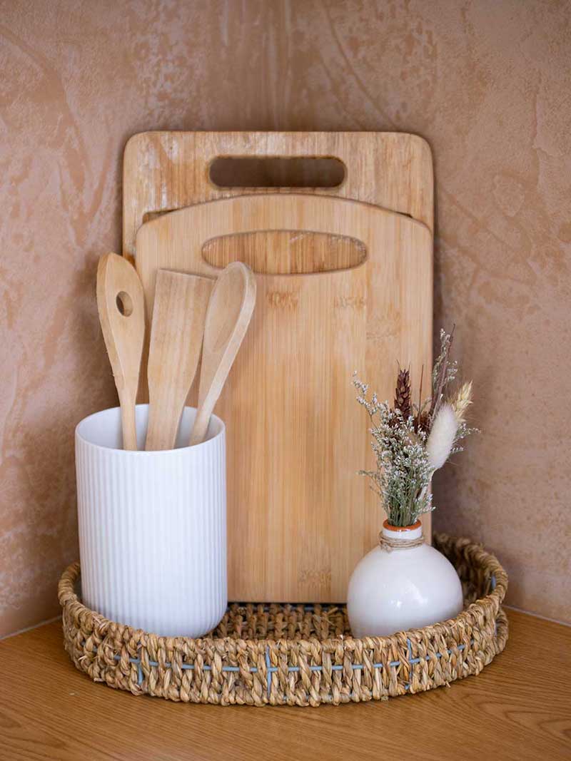 Équipement dans la cuisine de l'appartement