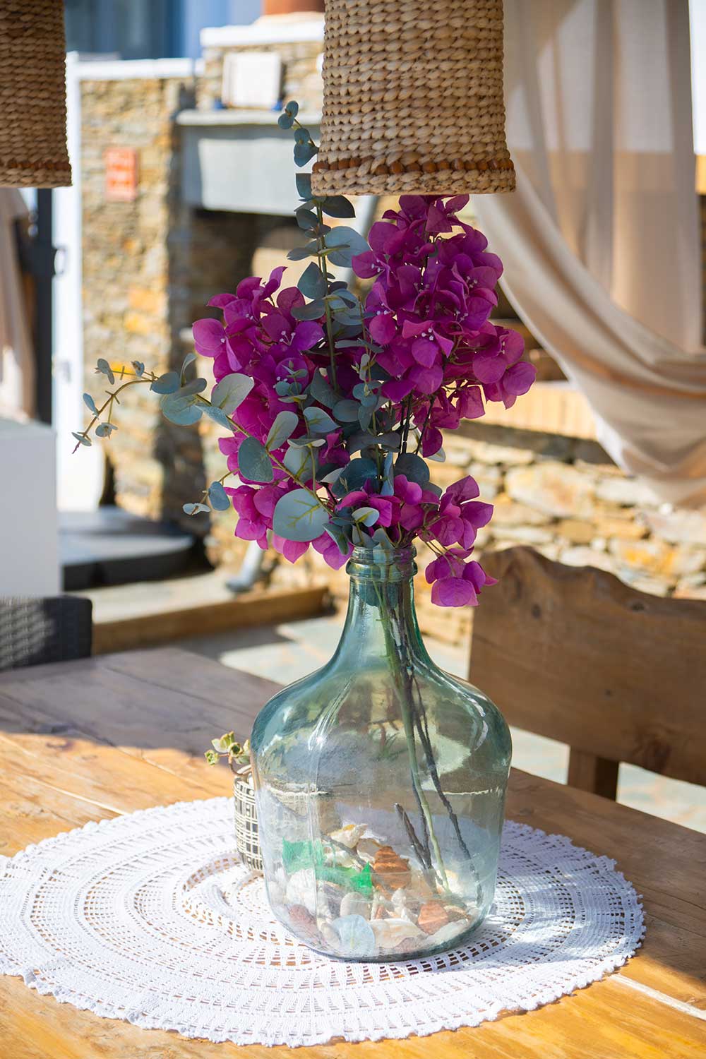 Détails décoratifs dans Moscha Geronti apartments