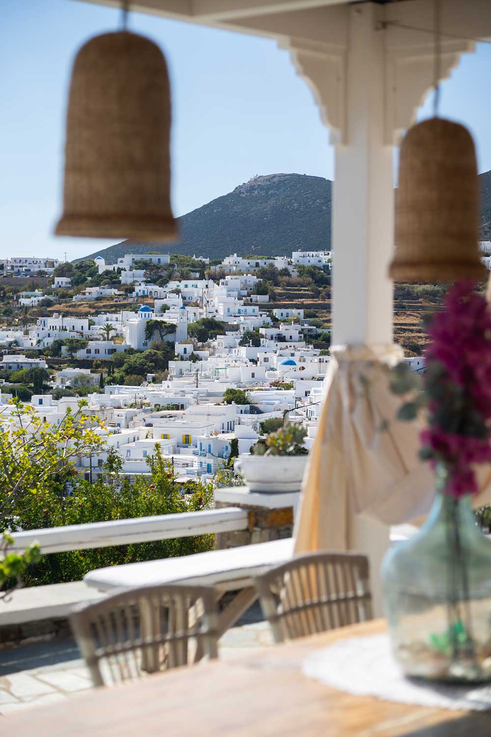 Vue sur les villages environnants