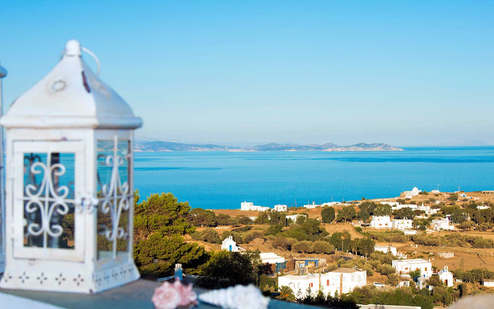 Vue sur la mer depuis Moscha Geronti apartments à Sifnos